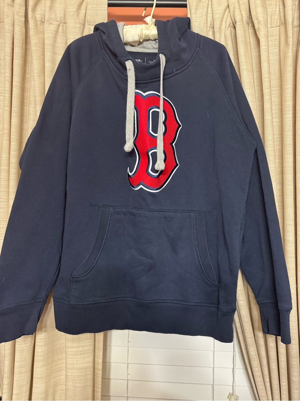 Antigua Navy Crewneck Sweatshirt with Red Logo